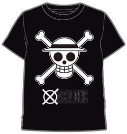 CAMISETA ONE PIECE SKULL NEGRO