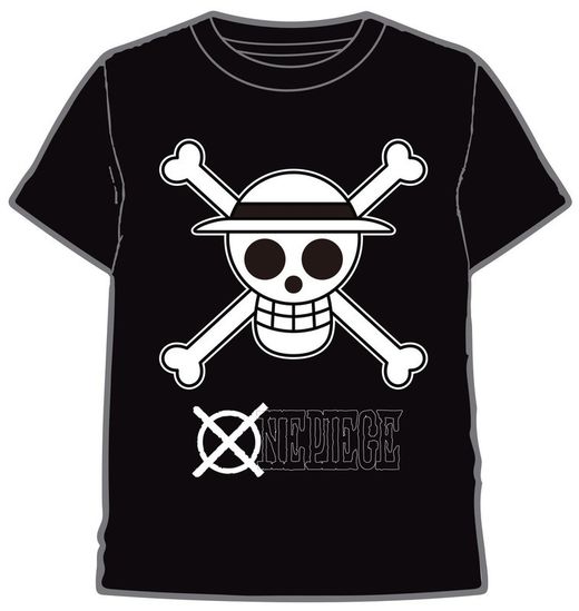 CAMISETA ONE PIECE SKULL NEGRO