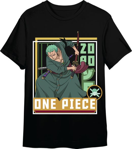 Camiseta One Piece Zoro Negro T