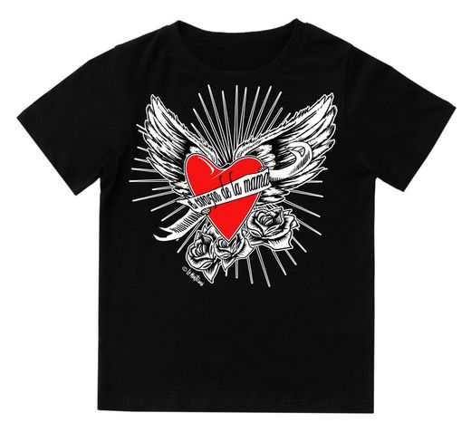 Camiseta para bebé Corazón de la mama