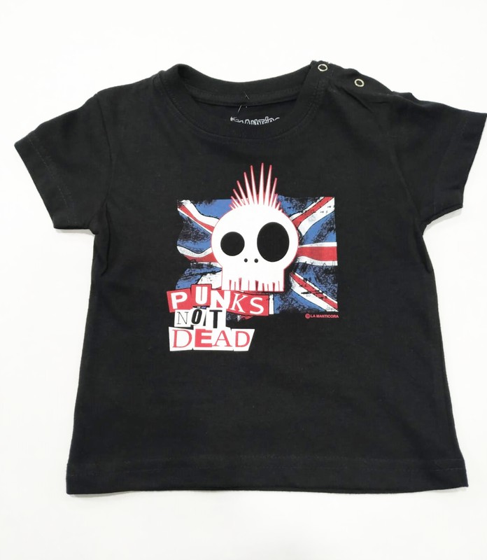 Camiseta Para Bebé La Mantícora Punks Not Dead — Camden Shop