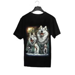 Camiseta Perro Lobo Glow in the Dark