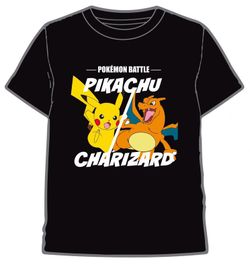 CAMISETA POKEMON PIKACHU CHARIZARD