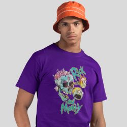 Camiseta Ricky and Morty calavera