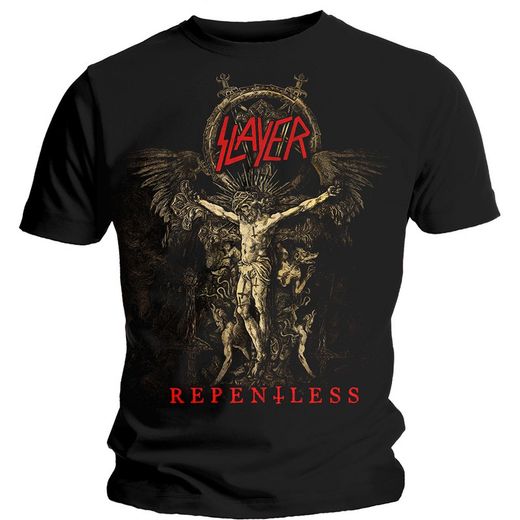 Camiseta Slayer - Cruciform skeletal