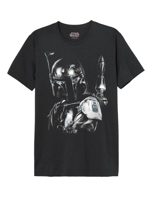 Camiseta Star Wars Boba Fett Silver Millar