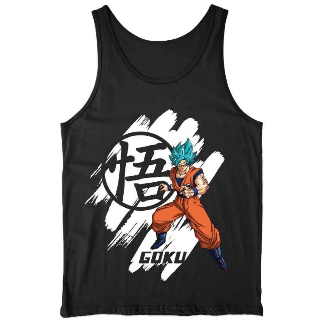 Camiseta Tirantes Dbs Goku Negro T