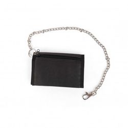 Black Anarchy White Wallet