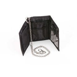 Black Anarchy White Wallet