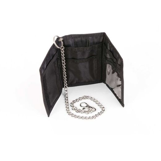 Black Anarchy White Wallet