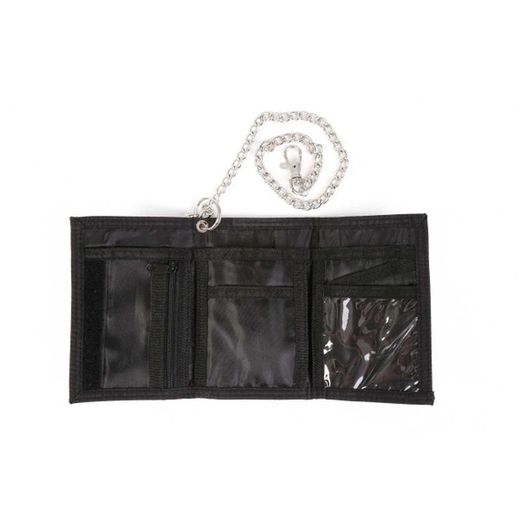 Black Anarchy White Wallet