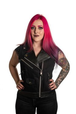 Chaleco cruzado mujer