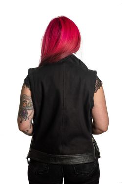 Chaleco cruzado mujer