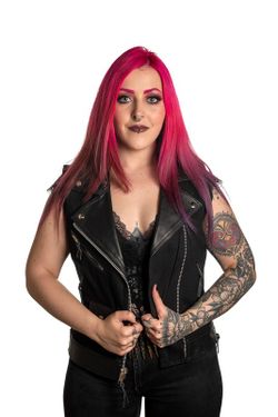 Chaleco cruzado mujer