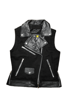 Chaleco cruzado mujer