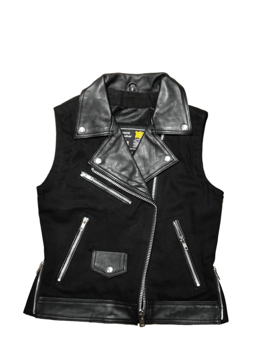 Chaleco cruzado mujer