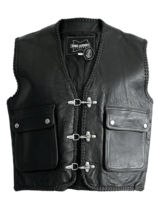 Chaleco cuero west motard