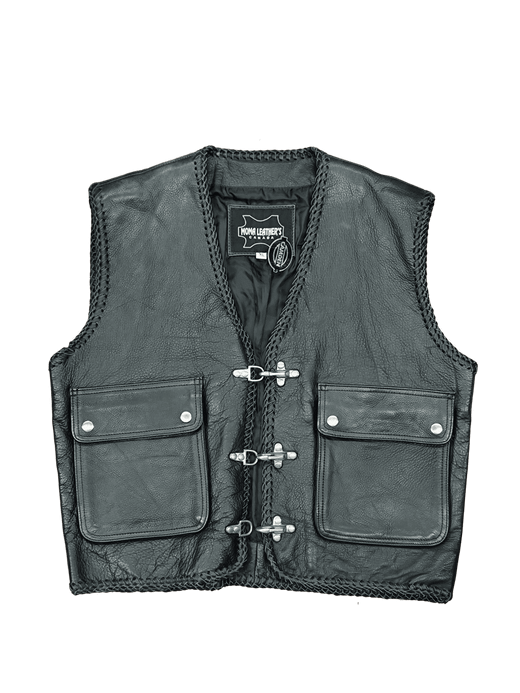 Chaleco cuero west motard
