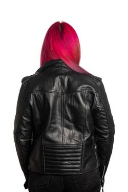 Chaqueta cruzada chica napa