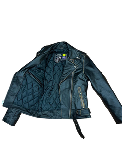 Chaqueta cruzada entallada marron