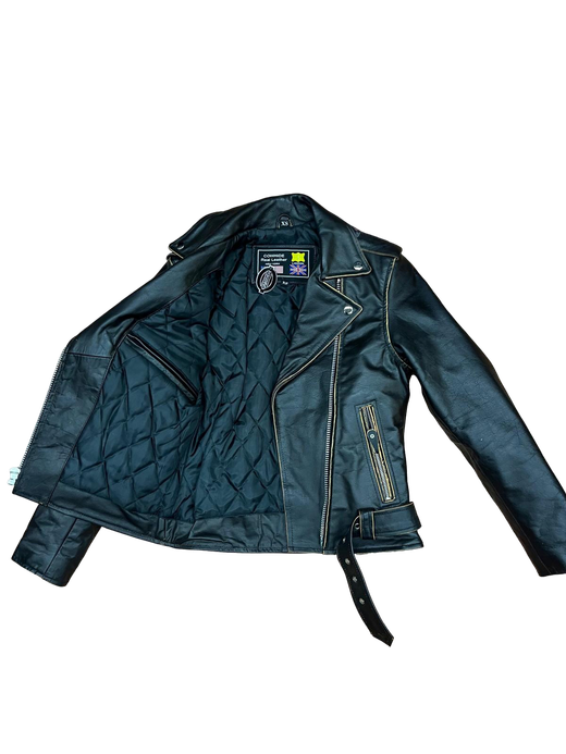 Chaqueta cruzada entallada marron