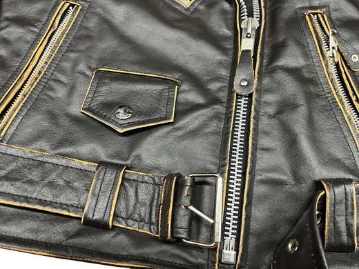 Chaqueta cruzada vintage marron