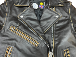 Chaqueta cruzada vintage marron