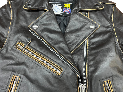 Chaqueta cruzada vintage marron