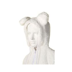 Veste en peluche blanche
