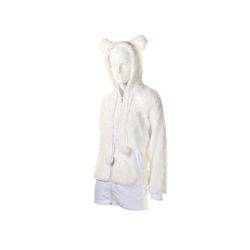 Veste en peluche blanche
