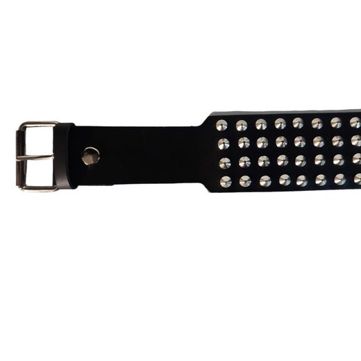 Cinturón de piel conos