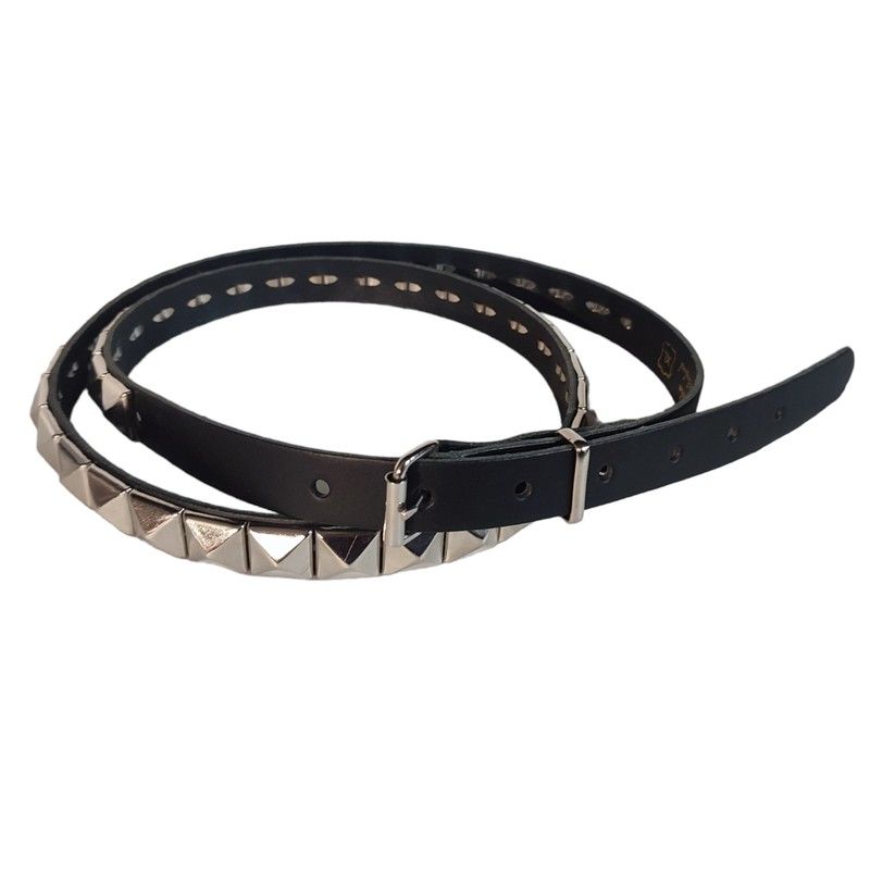 Cinturón de piel tachuelas