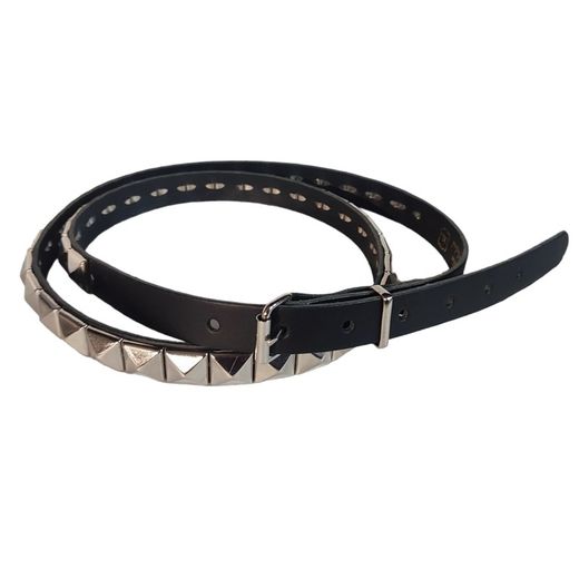 Cinturón de piel tachuelas