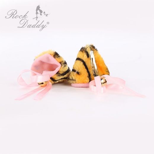 Clip Orejitas Leopardo Con Campanita