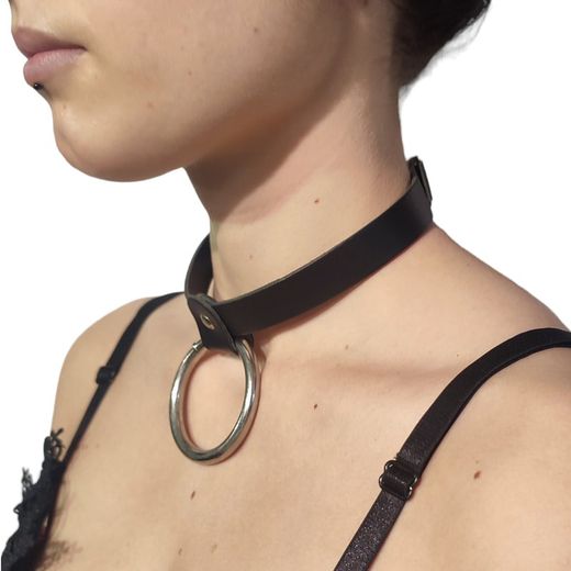 Collar choker aro grande