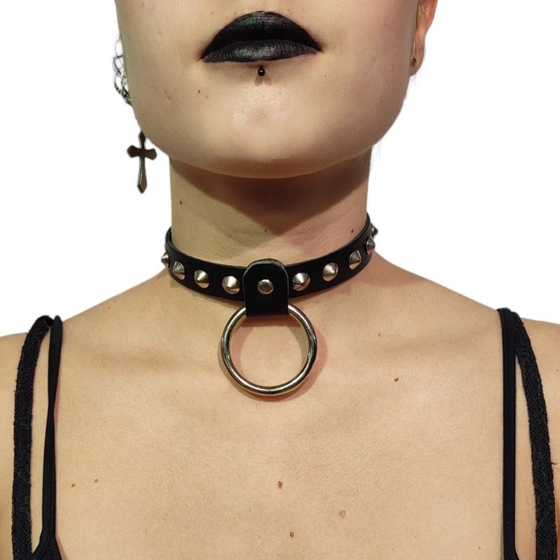 Collar choker conos y aro