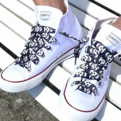 Cordón Ancho Negro Misfits