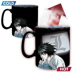DEATH NOTE Taza termocambiable Kira & L