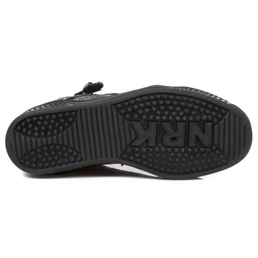 Deportivas Botin New Rock M.Ps039-S3 Vintage Flower Negro, Box Plane Diamanete Grabado