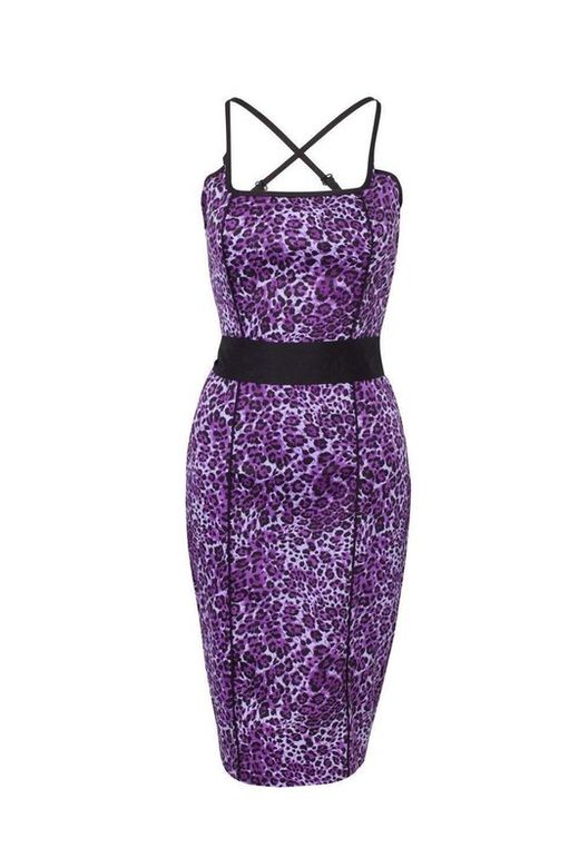 Jurk Leopurple Pencil