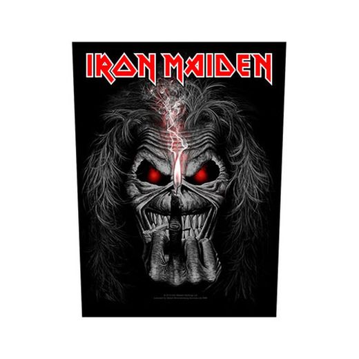 Iron Maiden Rückenprotektor - Eddie Candle Finger
