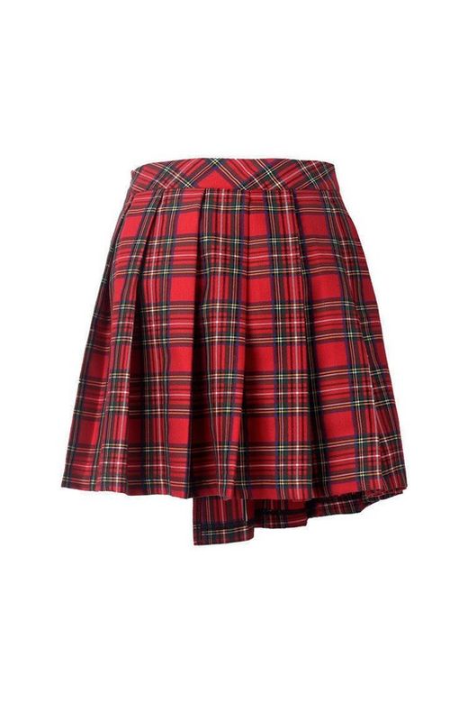 Tartan punk korte rok