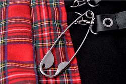 Tartan punk korte rok