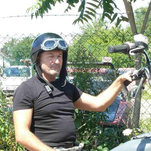 Bikerbril 001 Zilver