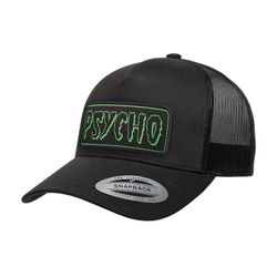 Gorra Psycho letras verdes