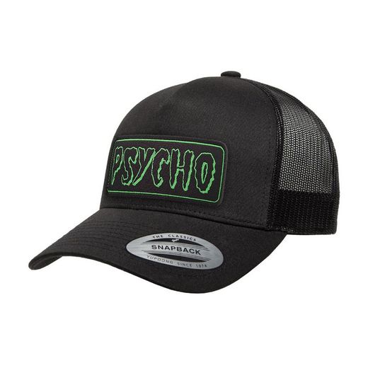 Gorra Psycho letras verdes