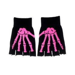Rosa Hand fingerlose Handschuhe