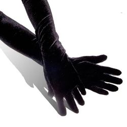 Samt Fingerhandschuhe