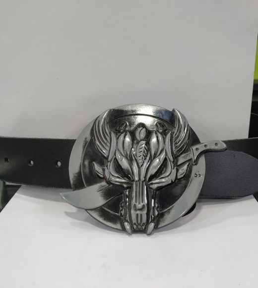 Hebilla Calavera Lobo