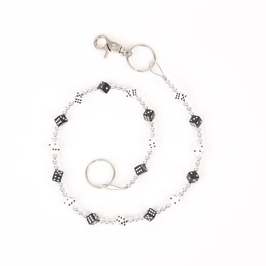 Keyring Chain ​​Craps B & N 3 Silver Boltas